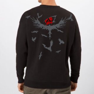 Itachi Uchiha Graphic Printed sweatshirt (Black)