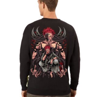 Jujutsu kaisen Graphic Printed sweatshirt (Black)