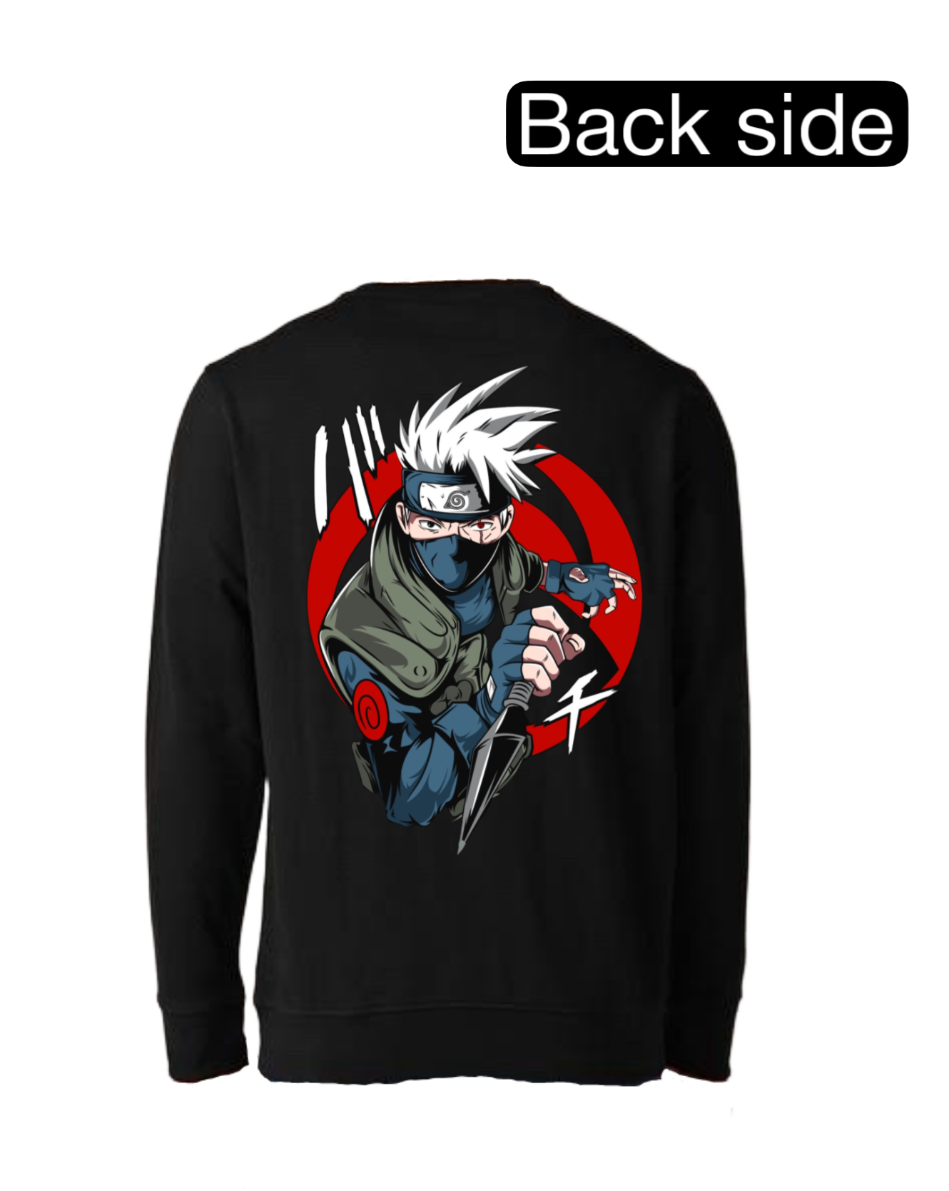 Kakashi Sweatshirt in Black