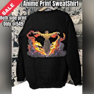 YUJIRO HANMA DEMON BACK SWEATSHIRT
