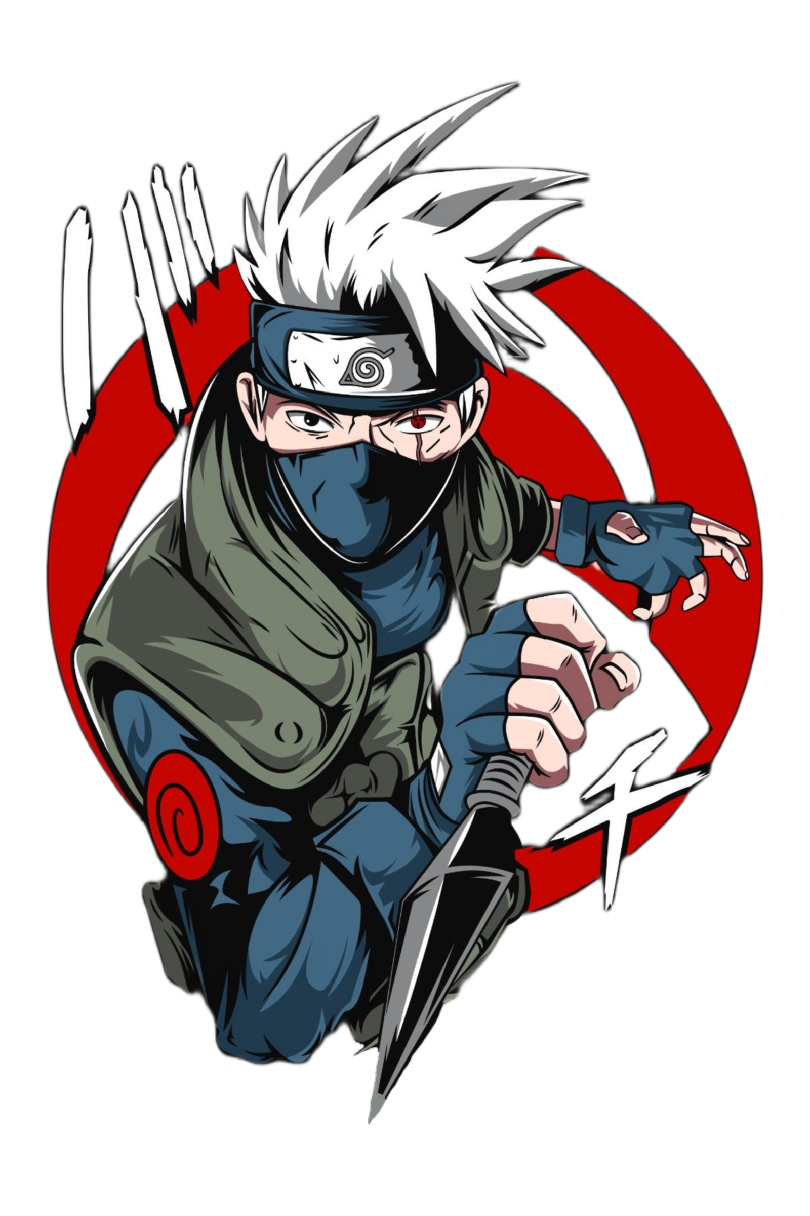 Kakashi Sweatshirt in Black - Image 4