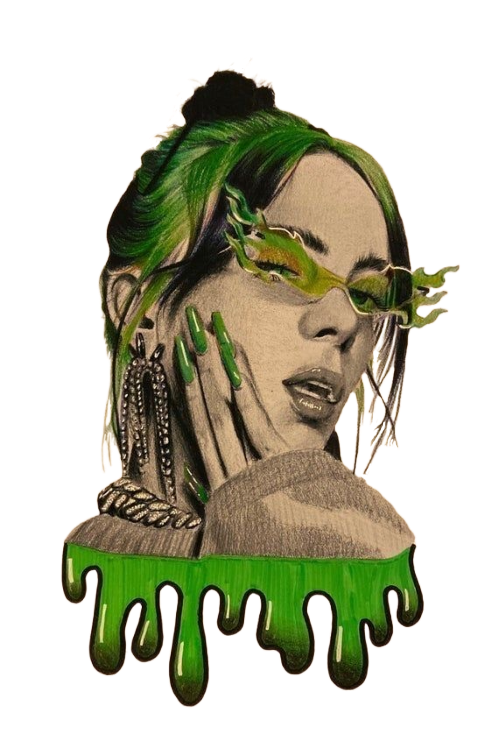 Billie Eilish Graphical Tshirt - Image 2