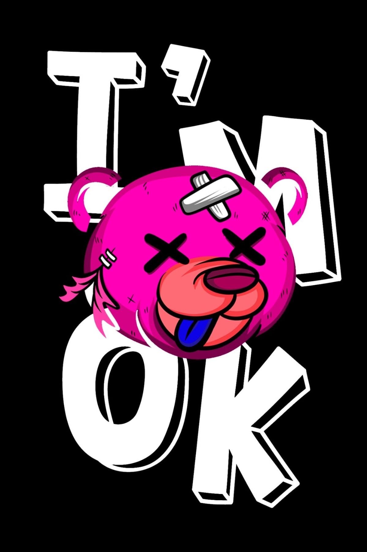 The Spooky Bear Graphic Printed T- Shirt (Copy) (Copy) - Image 2