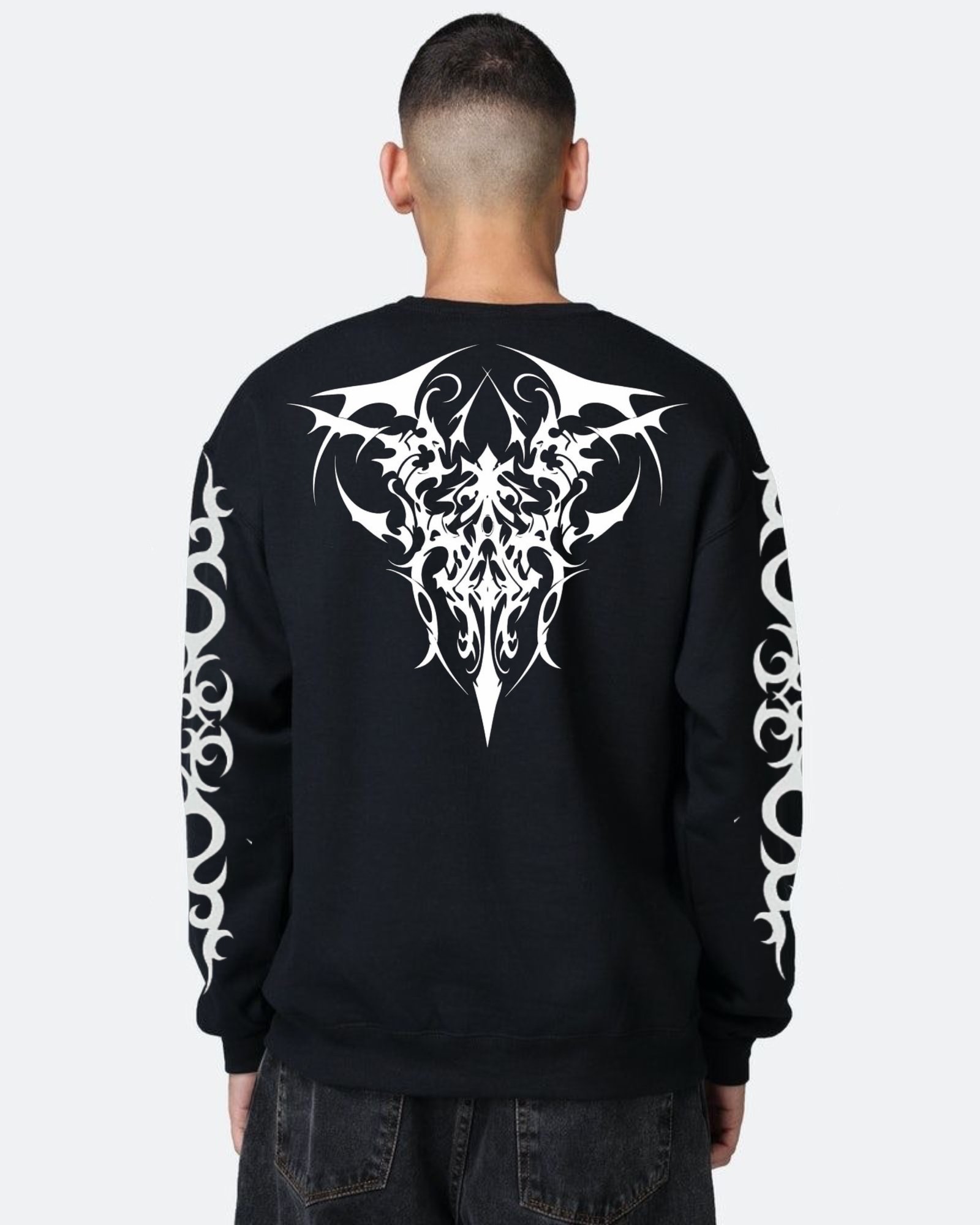 METALLIC PATTERN SWEATSHIRT