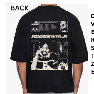 SIDHU MOOSE WALA OVERSIZE TSHIRT