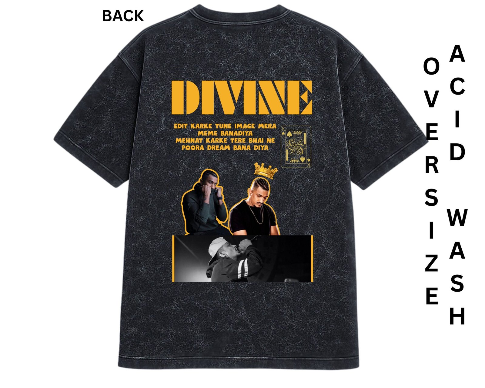 DIVINE ACIDWASH OVERSIZE TSHIRT