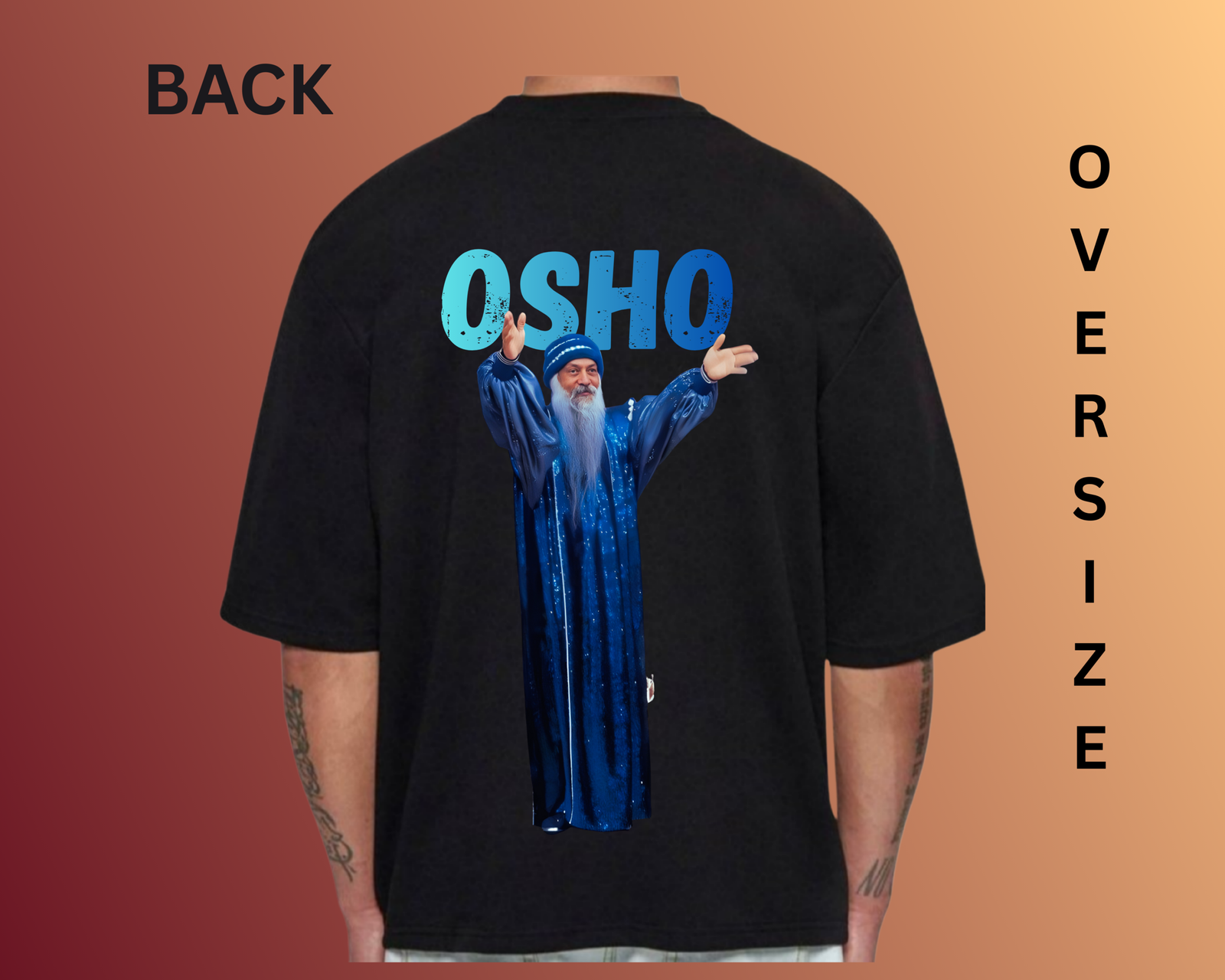 OSHO SPREADING LOVE OVERSIZE TSHIRT