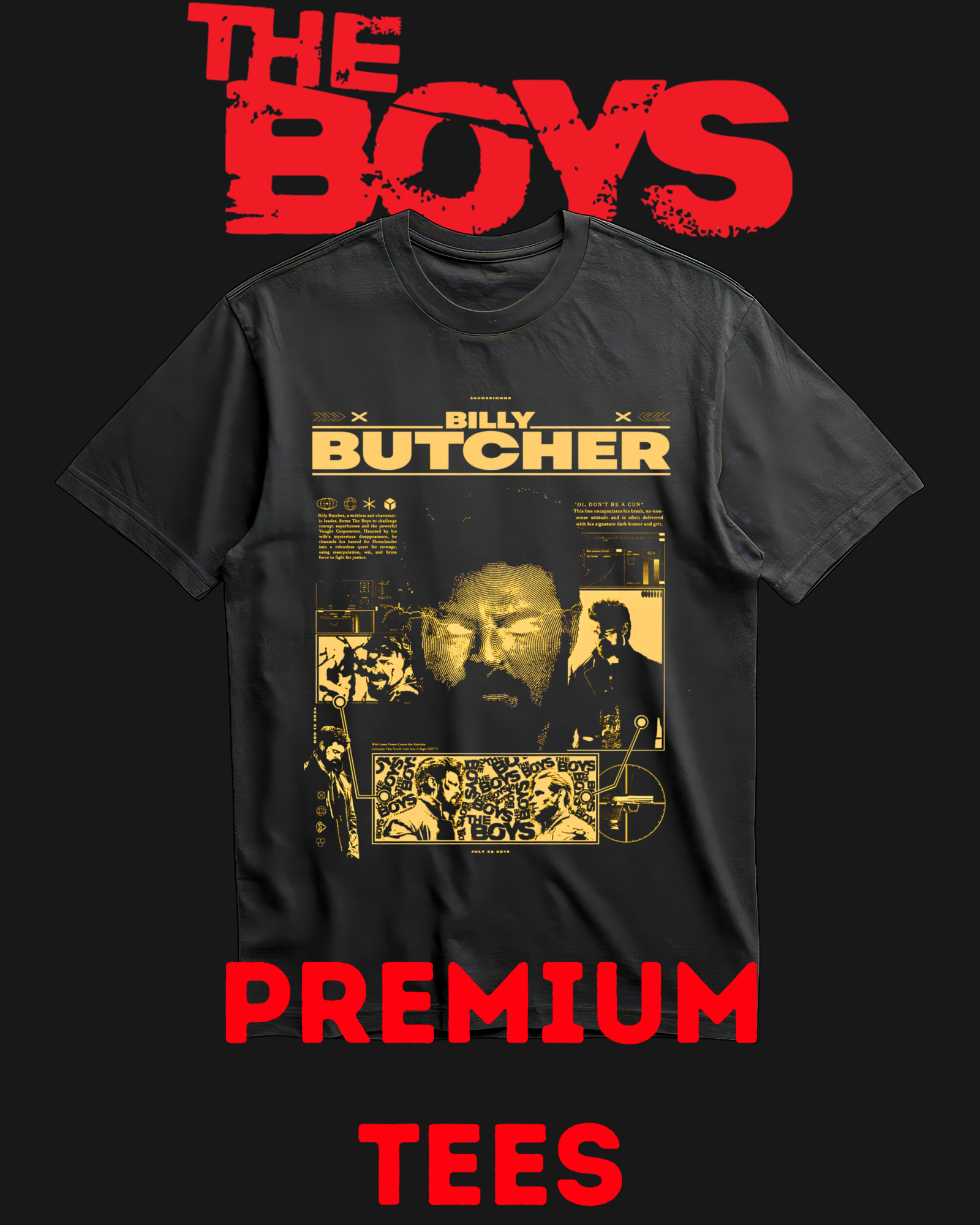 BILLY BUTCHER OVERSIZE TSHIRT