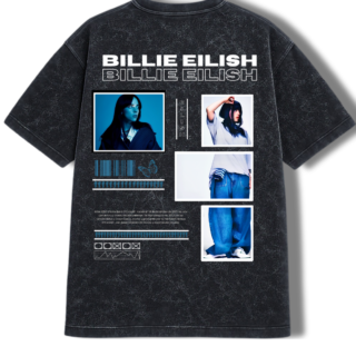 BILLIE EILISH ACIDWASH OVERSIZE TSHIRT
