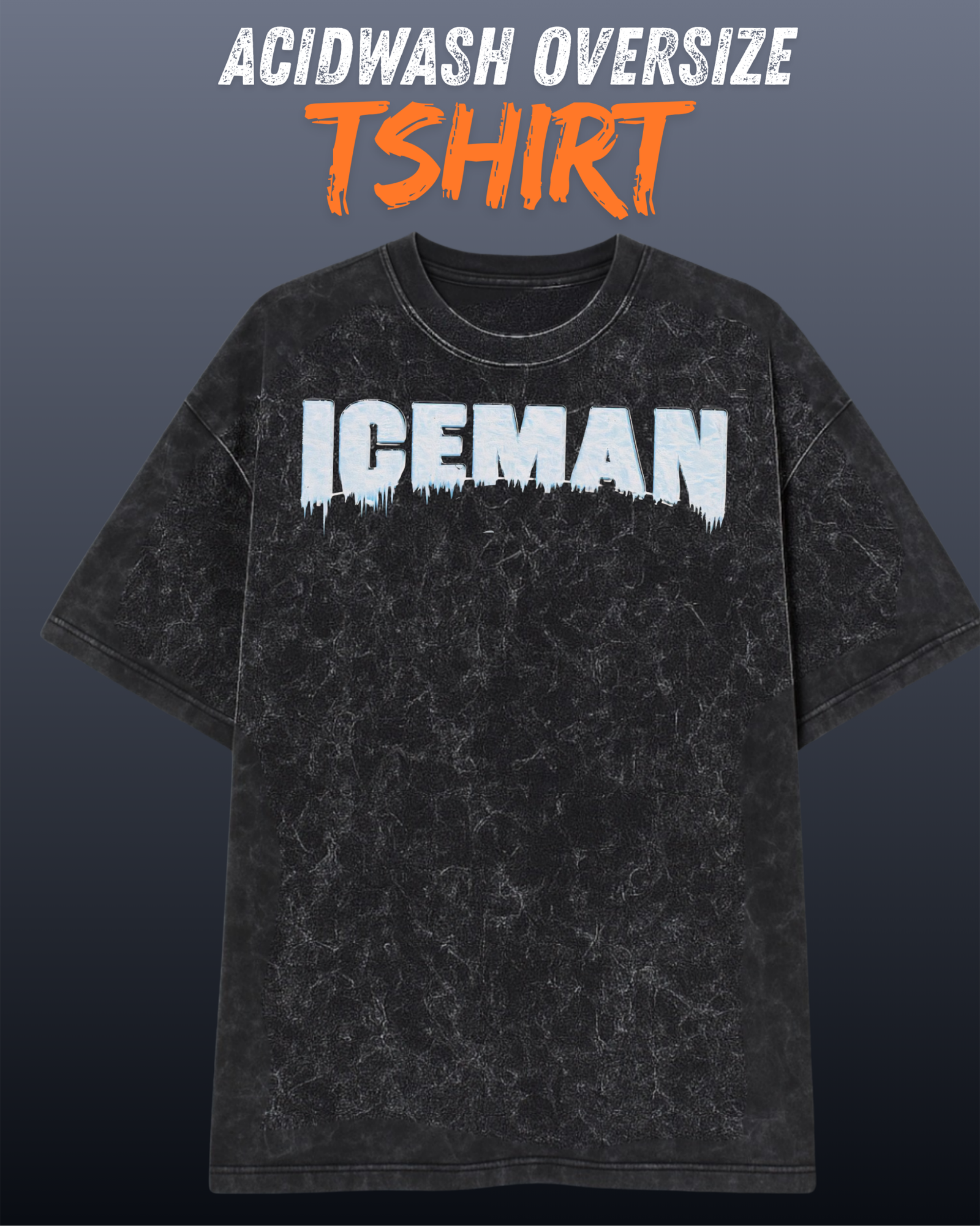 DRAKE ICEMAN ACIDWASH OVERSIZE TSHIRT - Image 2