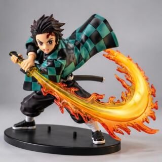 Tanjiro Flame Slash Premium Demon Slayer Anime Collectible Figure | Wear Your Vibe